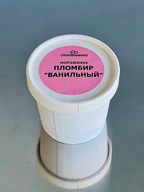 Пломбир Ванильный, мороженое 80г